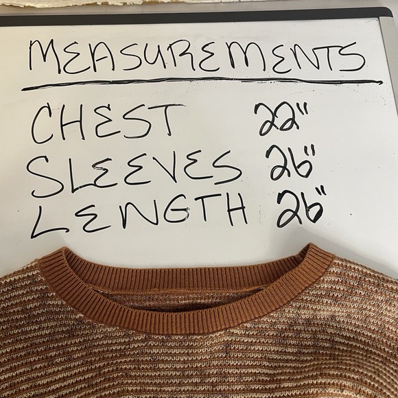 Treasure & Bond  Nordstrom Size L Brown  Mens Soft Crew Neck Sweater - Picture 14 of 15